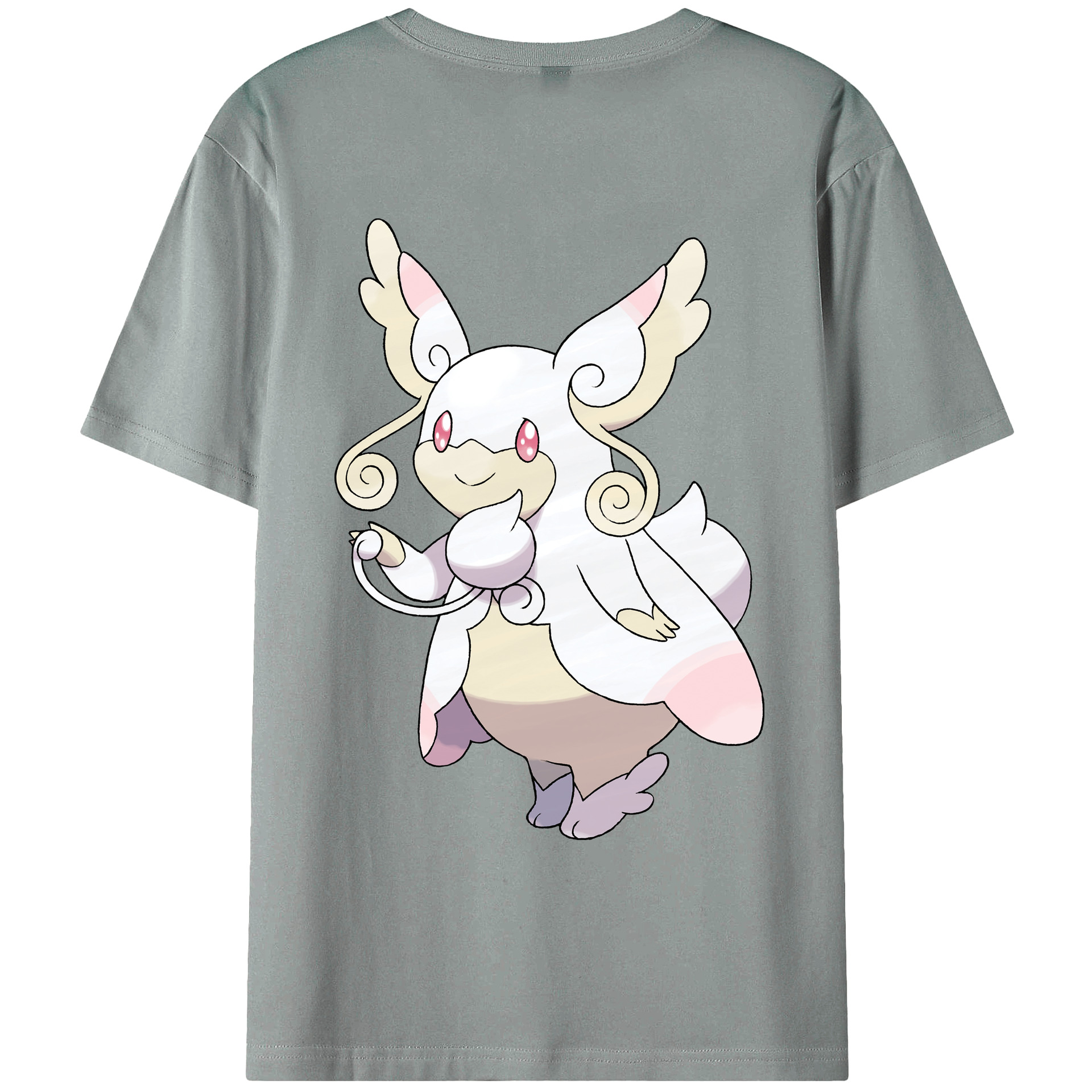 （画像用） ポケットモンスター Pokémon 綿100％ メンズ半袖Tシャツ（バックプリント） 通気性